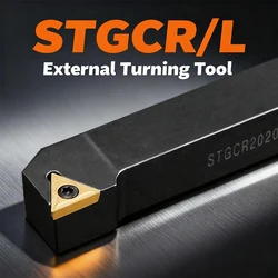 STGCR1212 STGCR1616 STGCR2020 STGCR2525 External Turning Tool STGCR STGCL Cutter Bar CNC Lathe Bar Turning Holder