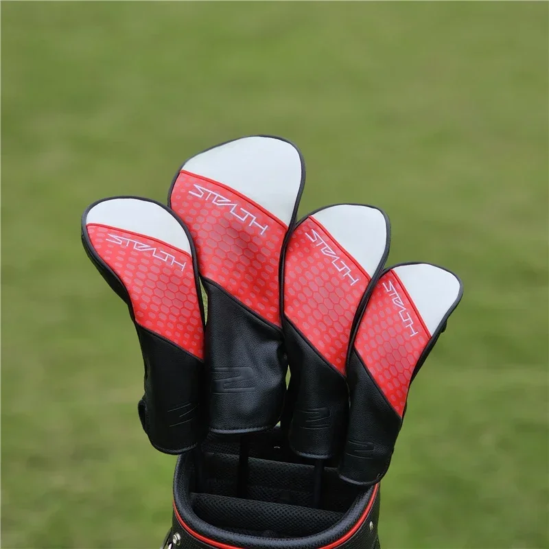 

Golf accessories High Quality PU Protector Cover Golf Woods Headcovers for Driver Fairway Hybird Club Ball Head