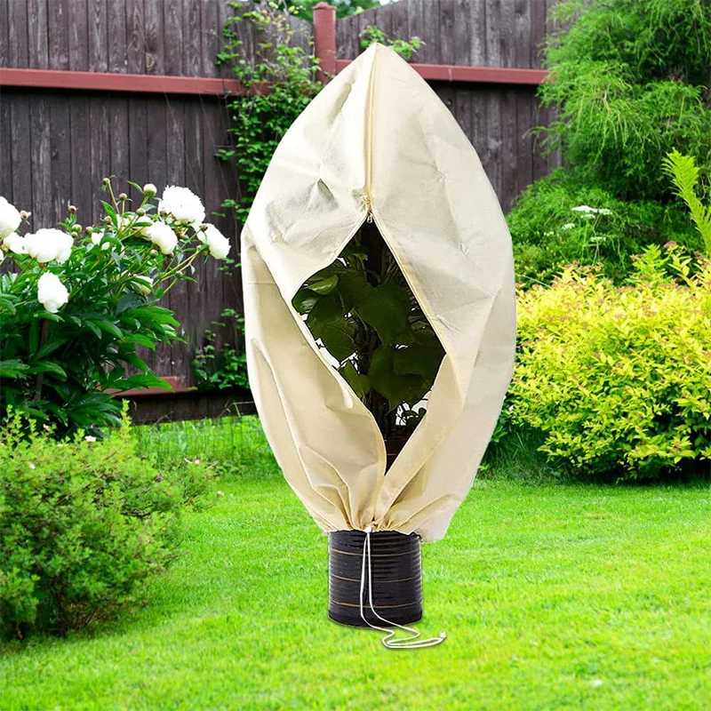 Plant Cover Freeze Protection Durable Warm Cover Plant Bag Frost Protection Winter Garden Tree Frost Blanket Warm Plant Bag