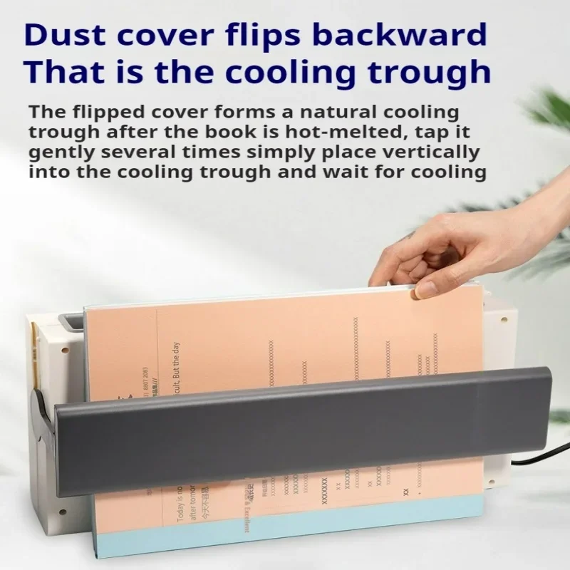 

DIY hot melt binding machine small office and household adhesive binding machine A4 glue binder Office Electronics