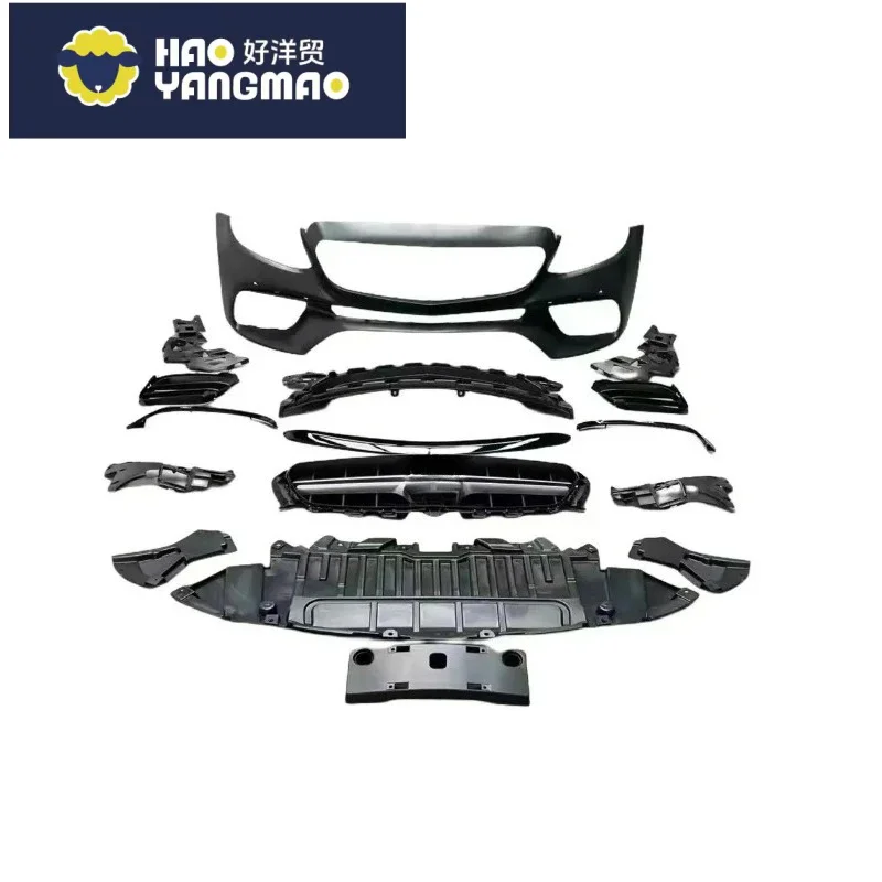 Suitable for Precision-Fit FORBenz E-Class 2016-2019 AMG63Style PP Front Bumper Body Kit Car Bumper