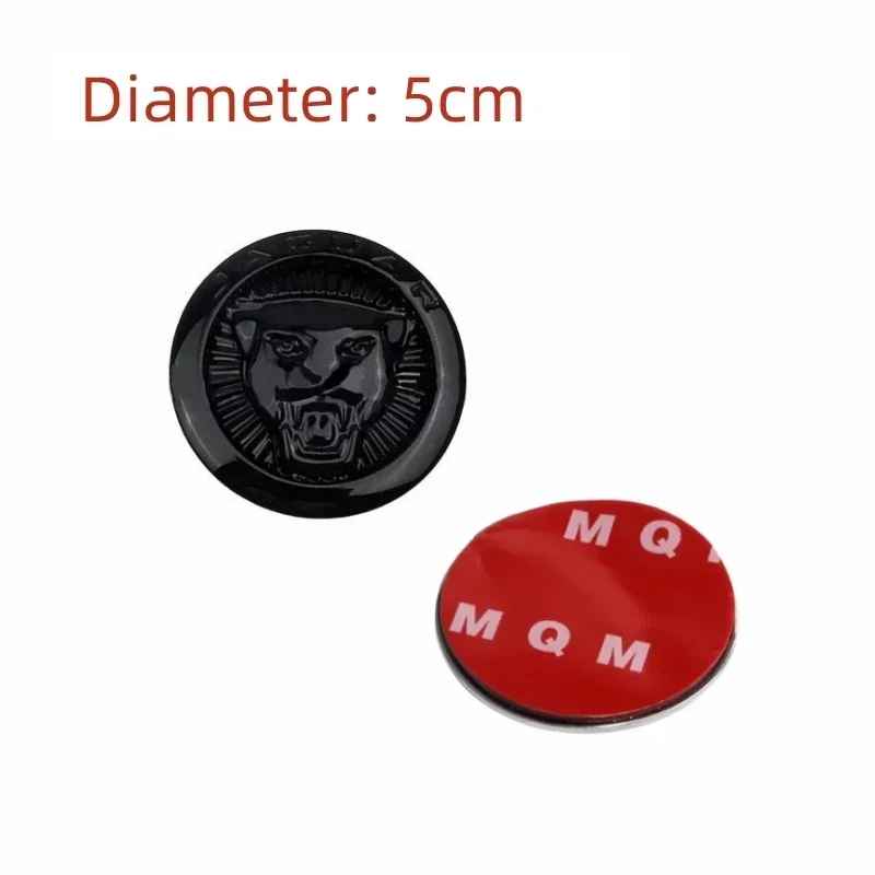 5cm 3D Metal Decal Sticker Car Gear Panel Knob Emblem Badge Decals Car for Jaguar X-TYPE F-PACE S-TYPE XE XF XJ XK XJR XFR XJS