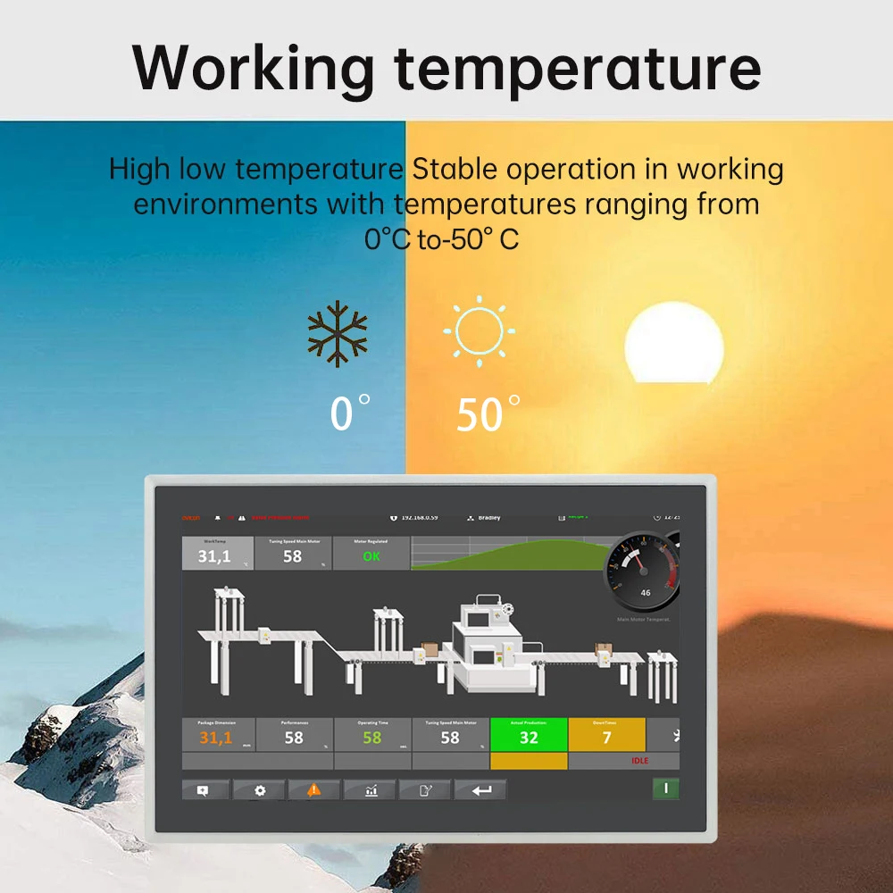 TouchWo 15 15.6 Inch Embedded Computer Industrial All in one Panel PC With LCD Touch Screen for Kiosk