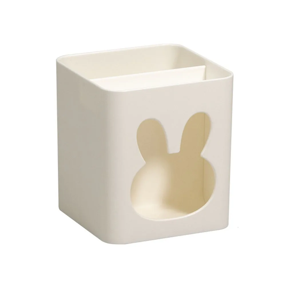 Cute Desk Pen Holder Large Capacity Little Bear Pencil Cup Pot Multifunctional INS Style Desktop Storage Organizer Room Decor