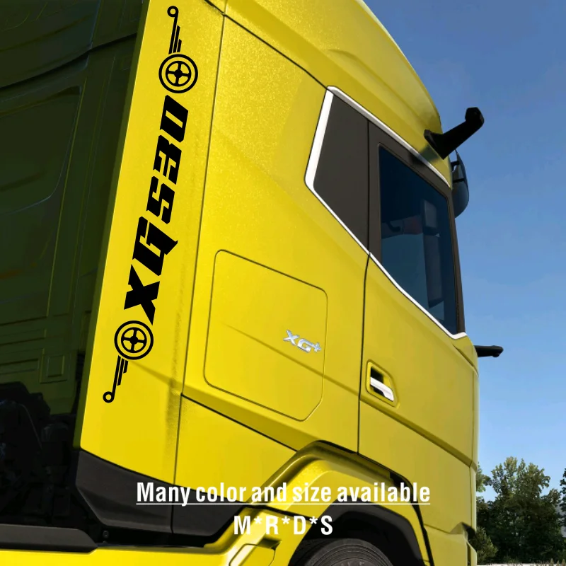 For DAF XG 530 NEW window decals daf truck stickers Mult size COLOUR For body Front windshield Rearview mirror