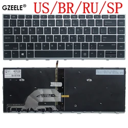 Nowy laptop z nami/BR/SP klawiatura do HP Probook 640 G4 640 G5 645 G4 645 G5 430 G5 440 G5 445 G5 angielski