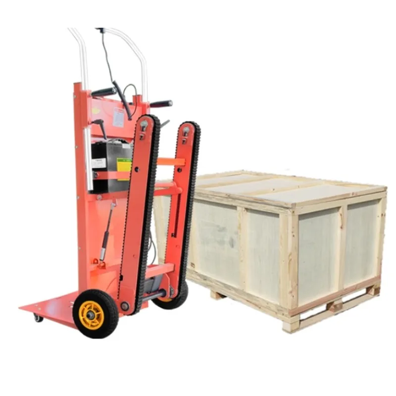 Crawler electric climbing machine, automatic loading of goods on the stairs