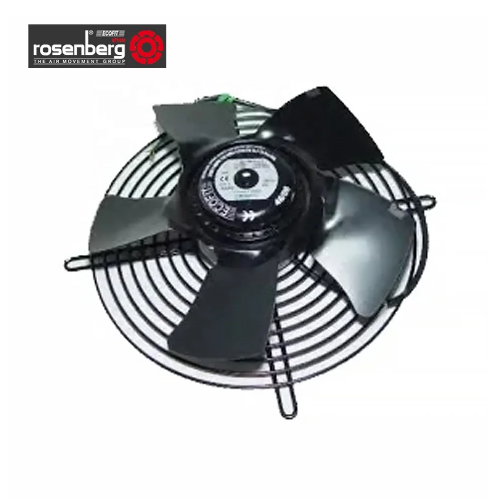 Rosenberg 2VGR15 200A (B22-D0) IP44  195x62mm  230V 66W 0.29A 2490RPM 465CFM 60.5dBA Deep Mesh Cover Axial Cooling Fan