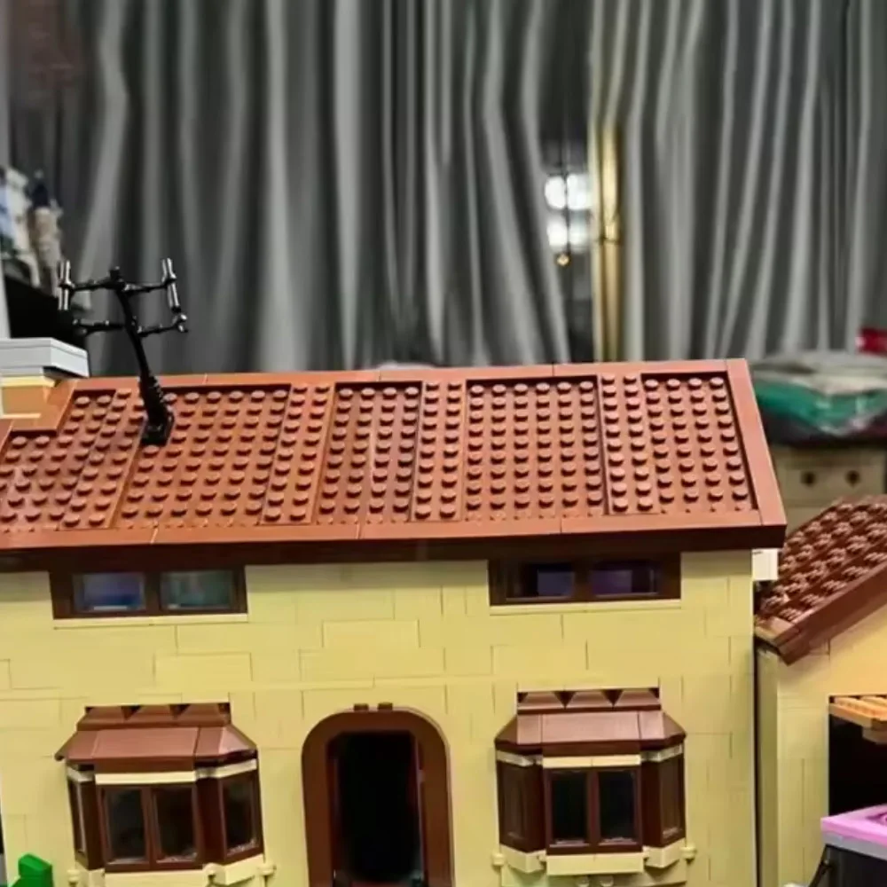 Kreative Street View Serie 2527 Stück Familie Big House 71006 Modell Bausteine Montagespielzeug Weihnachten Geburtstagsgeschenke