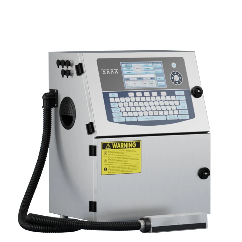 CIJ Inkjet Printer Production Date Batch Number Coding Machine Printing Plastic Tube Glass Bottle
