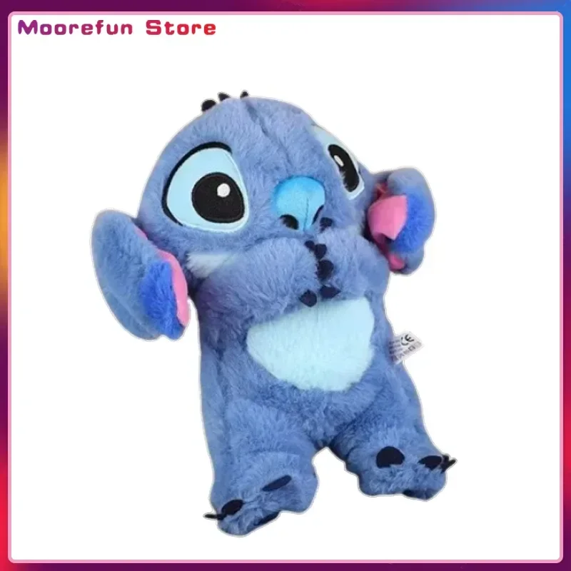 Disney Peluche Bambola Punto Giocattolo Dormire Respirazione Orso Peluche Musica Lenitiva Compagno di Giochi Kawaii Luce Bambino Peluche Regalo per Bambini