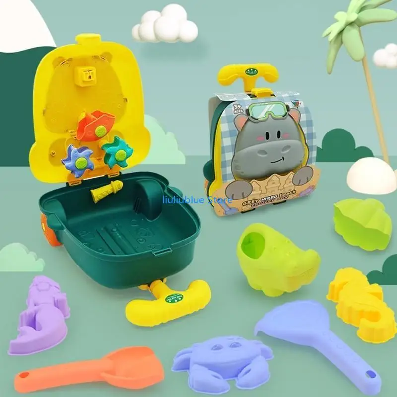 

8pcs Kids Beach Toy Toy Pand Pass Plom
