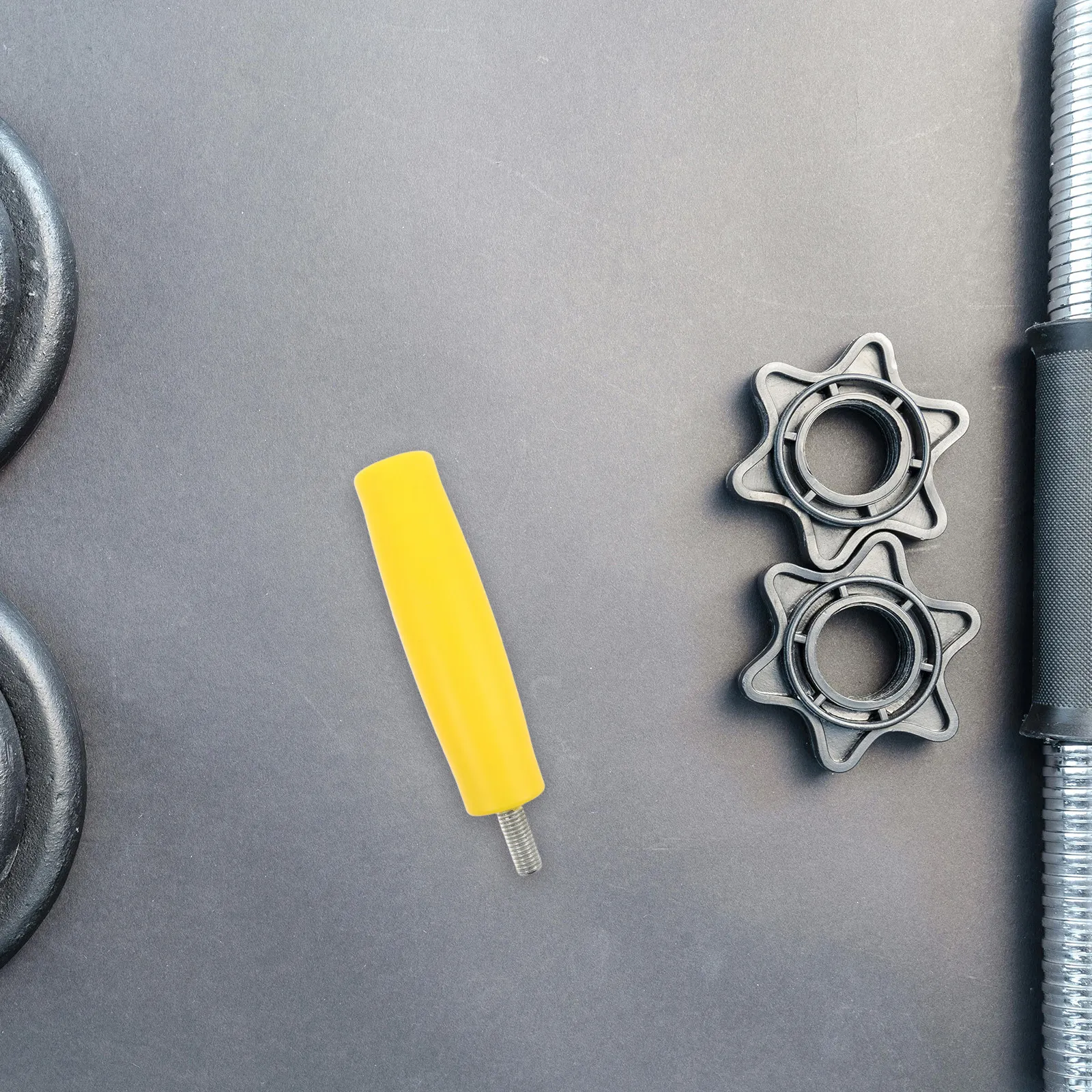 Heavy Duty Fitness Equipment Pull Pin Spring Handle M10x25 Long Grip Replacement Gym Cable Handle Attachment Knob Yellow