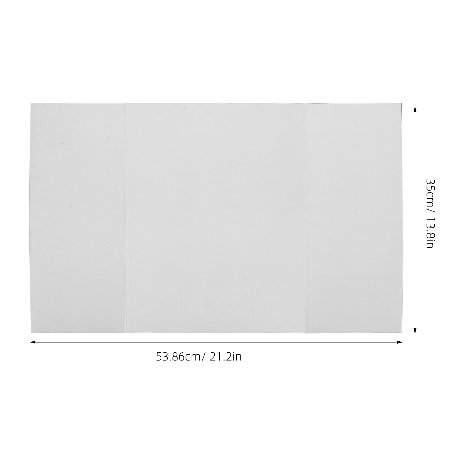 Trifold Poster Board Presentation Supplies Folding Display Corrugated Cardboard