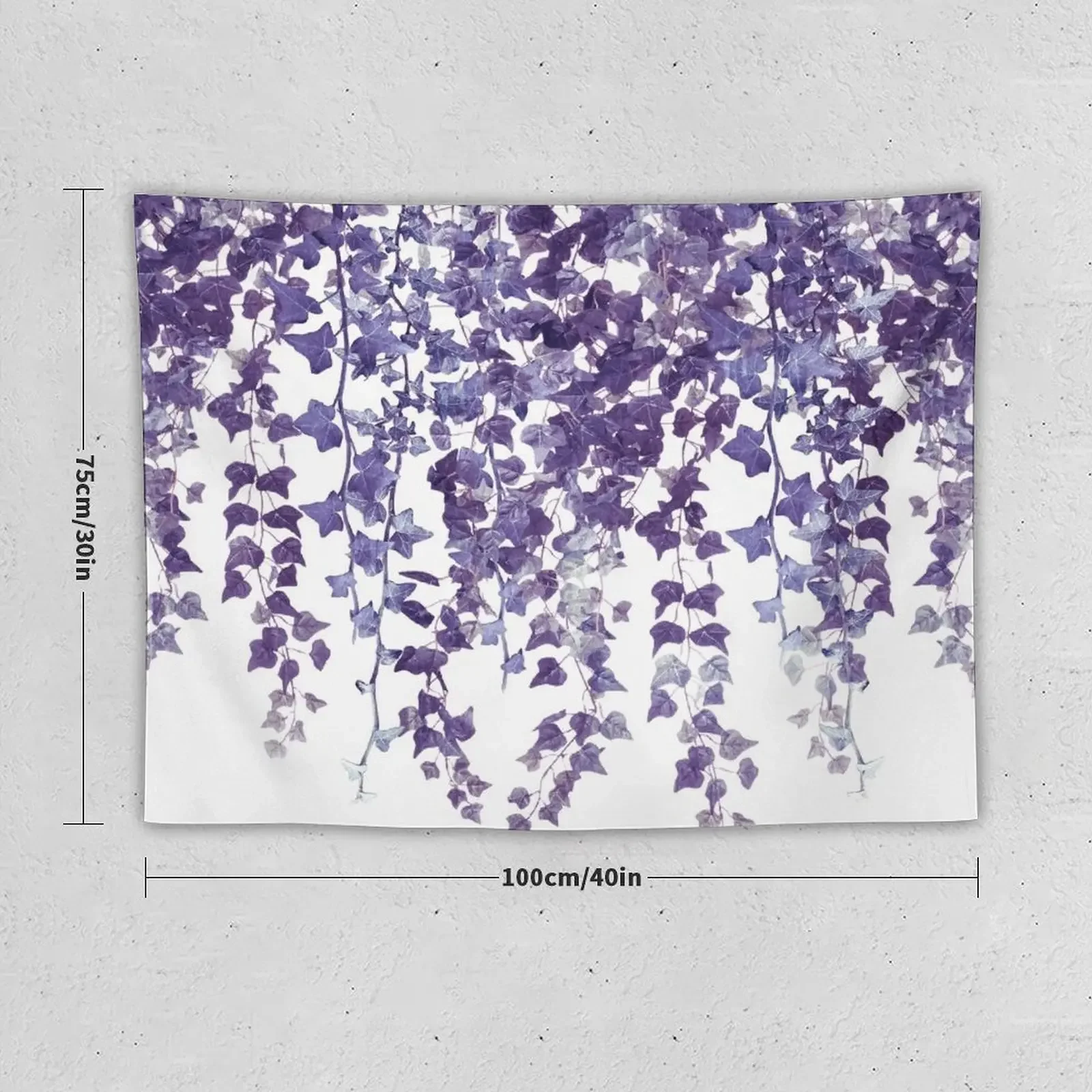 Ivy Hanging Vines Purple Tapestry Wall Decor Wall Decor Hanging Room Decor Tapestry