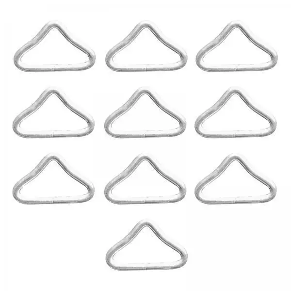 3x10X Triangle Ring Buckles Accessories V Shaped Ring for Kids Trampoline 10PCS Ring ONLY