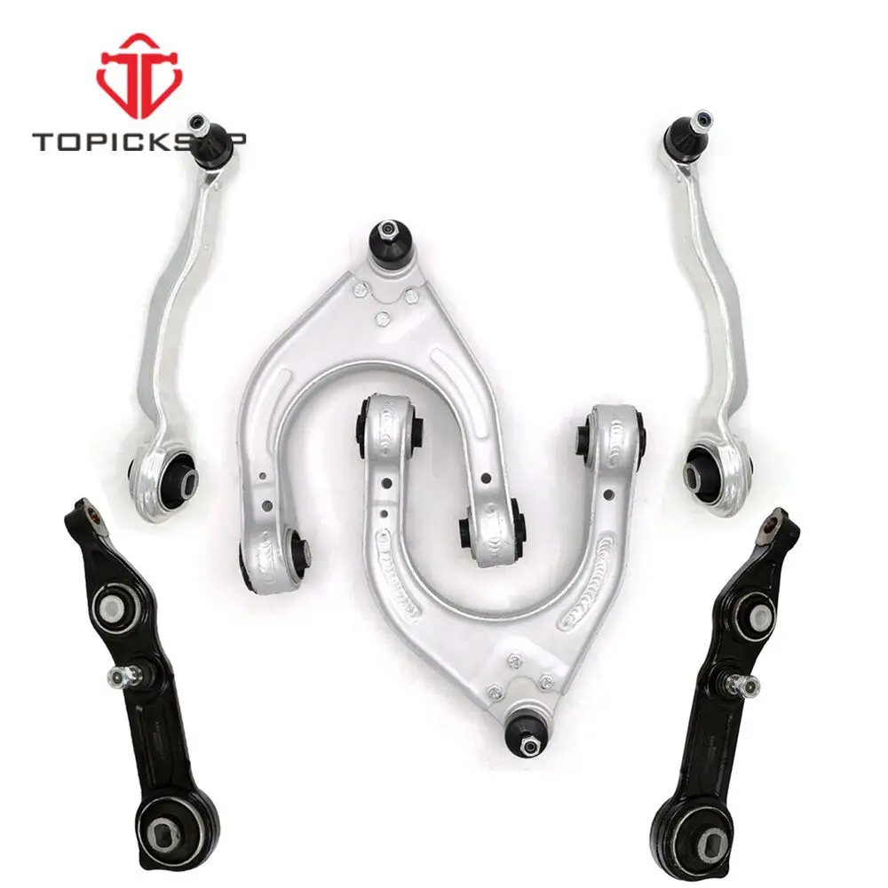 TOPICKSAP 6pcs Front Axle Suspension Control Arm Kits for Mercedes Benz W211 E350 E500 CLS550 2003 2004 2005 - 2008 2009