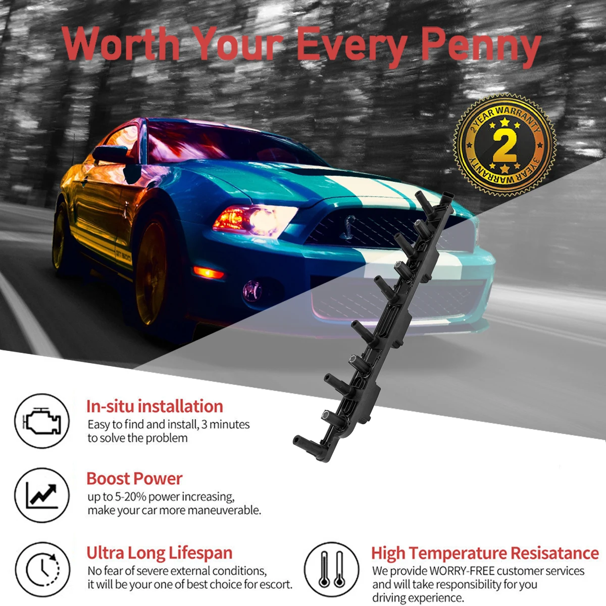 New High Quality Ignition Coil 56041476AA 56041476AB For Jeep Grand Cherokee 230 035-491 5DA 230 035-491