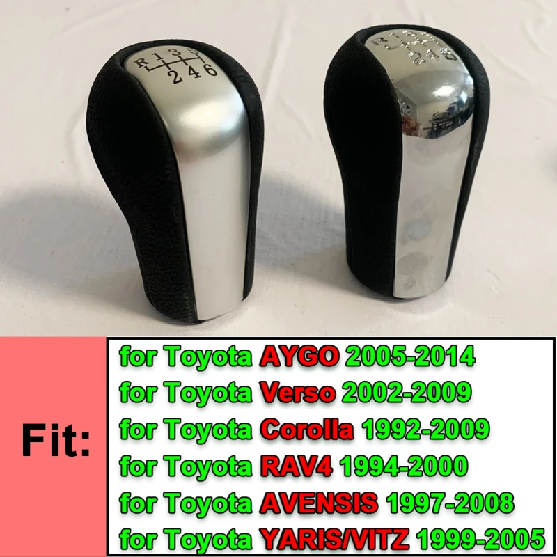 

Car Gear Shift Knob Lever Shifter Stick for Toyota Corolla 2008 Auris Yaris 2005-2010 AYGO Verso RAV4 YARIS VITZ 1997-2009