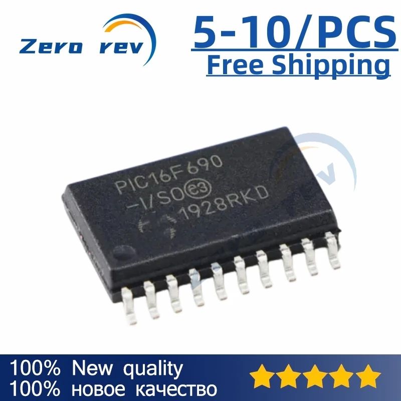 

5-10Pcs 100% New Free Shipping PIC16F690-I PIC18F14K50-ISO PIC16F18344-I SO SOIC-20