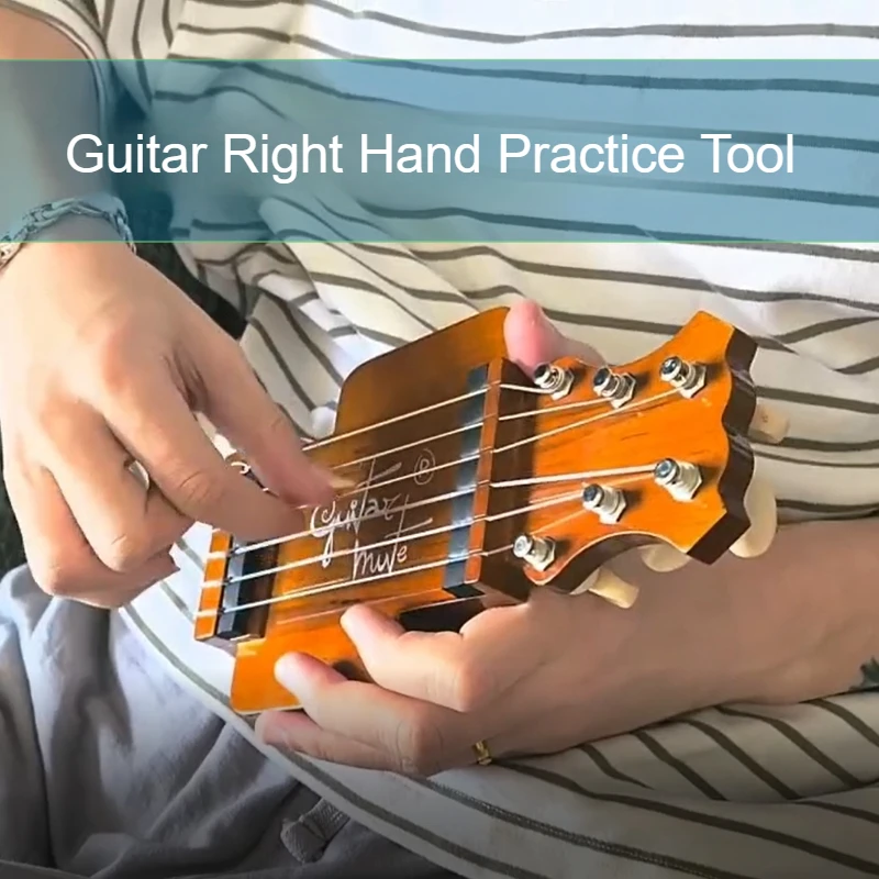 Portable Guitar Right Hand Exerciser Beginner Guitar Finger Trainer Durable Guitars Practice Fingerboard Small Instruments Parts