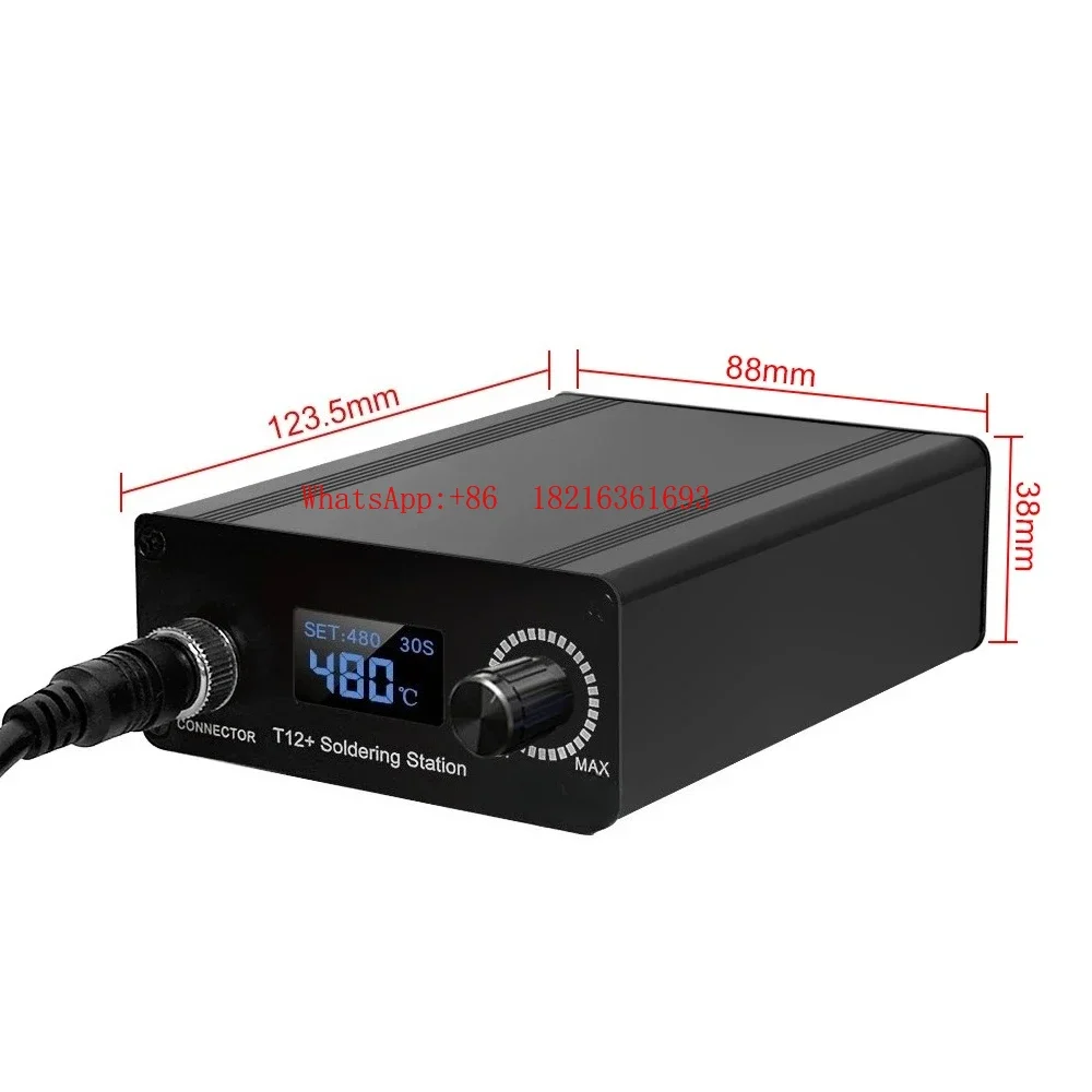 NEW20.26 T12 Welding Station Display Screen Intelligent Soldering Iron 75W 180-480C Fast Heating Intelligent Anti-static Therm