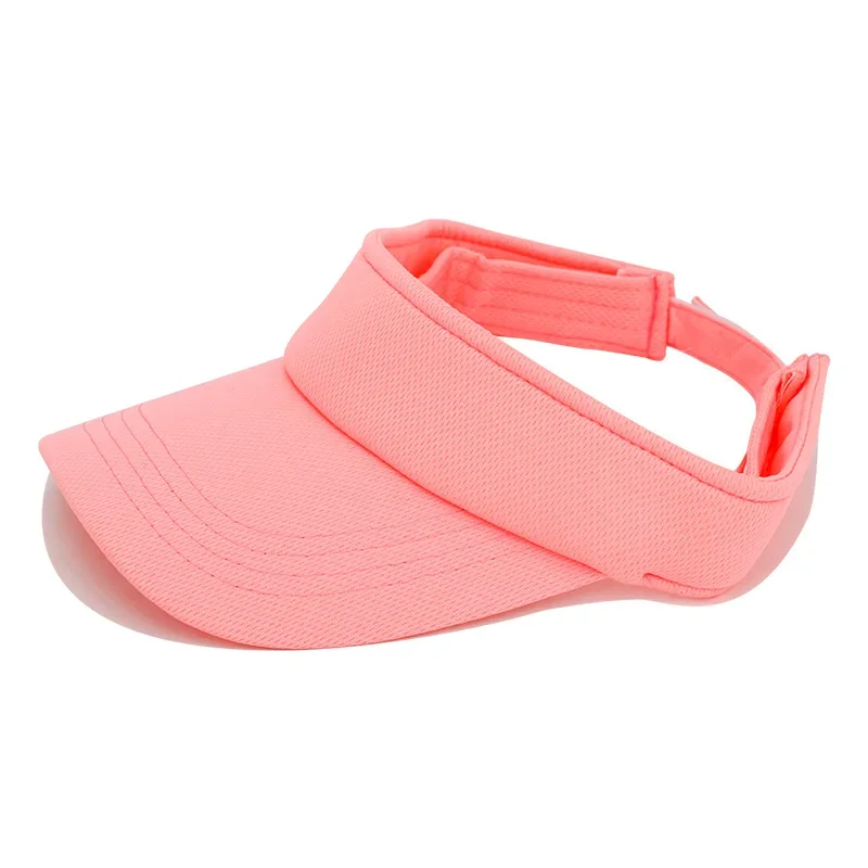 Cute Sun Visors for Women Ladies Sport Golf Visors Plain Pink Blue Neon Lime Green Fluorescent Orange