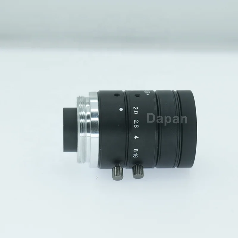 6MP 2/3 インチ C マウント工業用レンズ – 12mm 固定焦点、低歪み、F2.0、マシンビジョン、FA レンズ