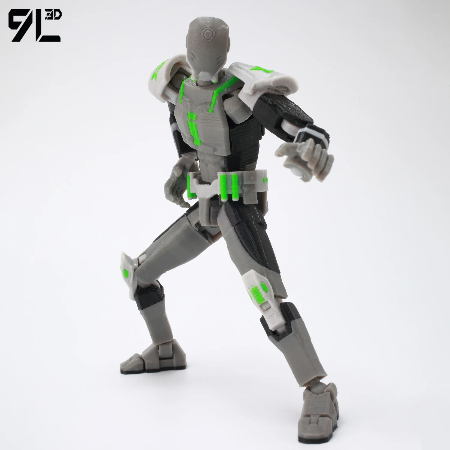 مجسم شخصية GDA Mark مطبوع بتقن - مراجعة 3D Printing Action Figure وسعره