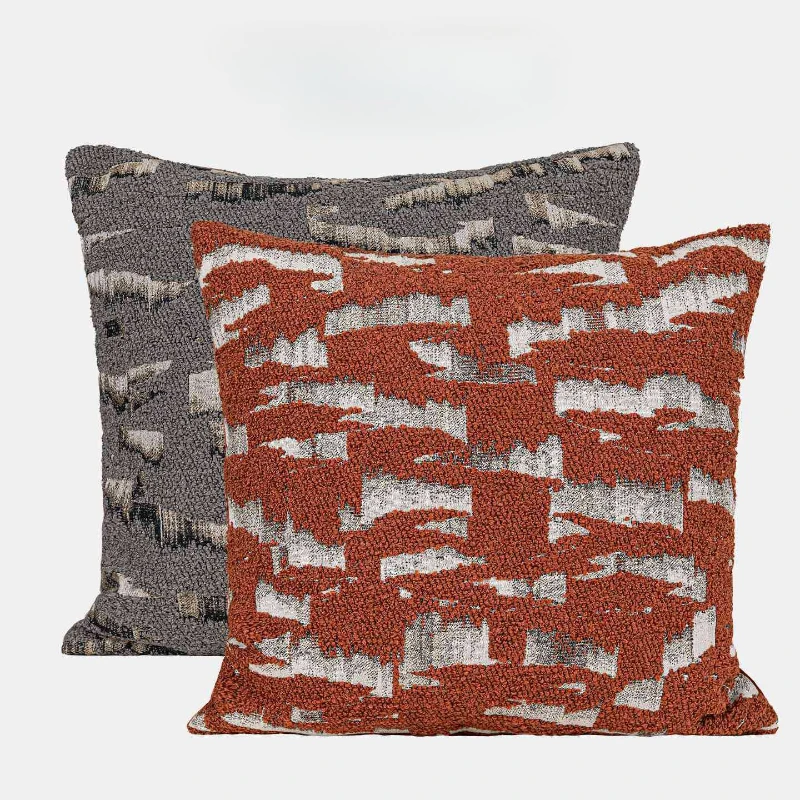 

New Chinese-style terry fleece cushion cover, suitable for showroom, hotel bedroom, and living room decorative pillow covers