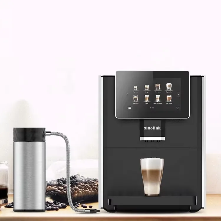 One Touch Operation Bean to Cup  Cappuccino Latte  Espresso Maker Automatic Coffee Machine