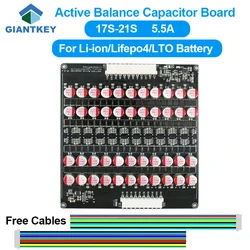 5A Battery Active Equalizer Balancer 3S 4S 5S 6S 7S 8S 14S 16S 17S 18S 19S 20S 21S Li ion LiFePo4 LTO Battery Energy Capacitor
