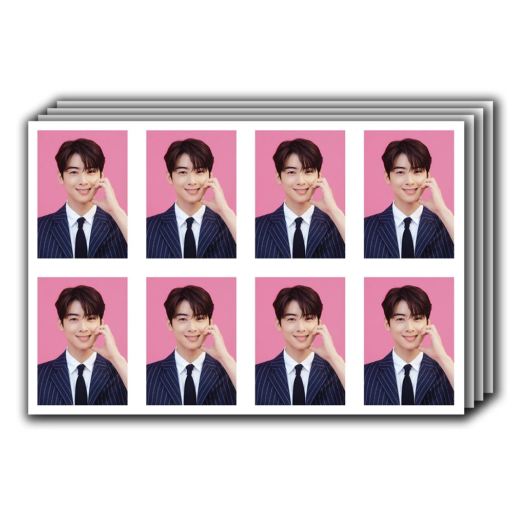 KPOP 2023 ASTRO SEASON'S GREETINGS ID Photo One-inch Photos EUNWOO JIN ROCKY Selfie Photocards AROHA Fans Collection Gift