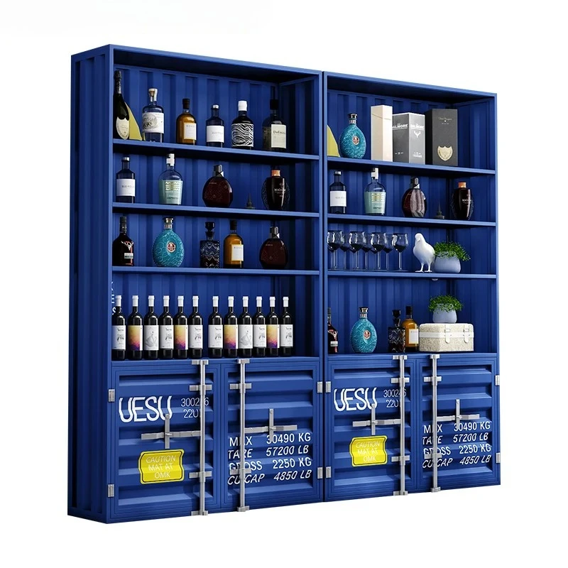 

Витрина в индустриальном стиле, книжный шкаф из кованого железа, шкаф, тумба, шкаф для хранения в ретро-стиле, вертикальный контейнер