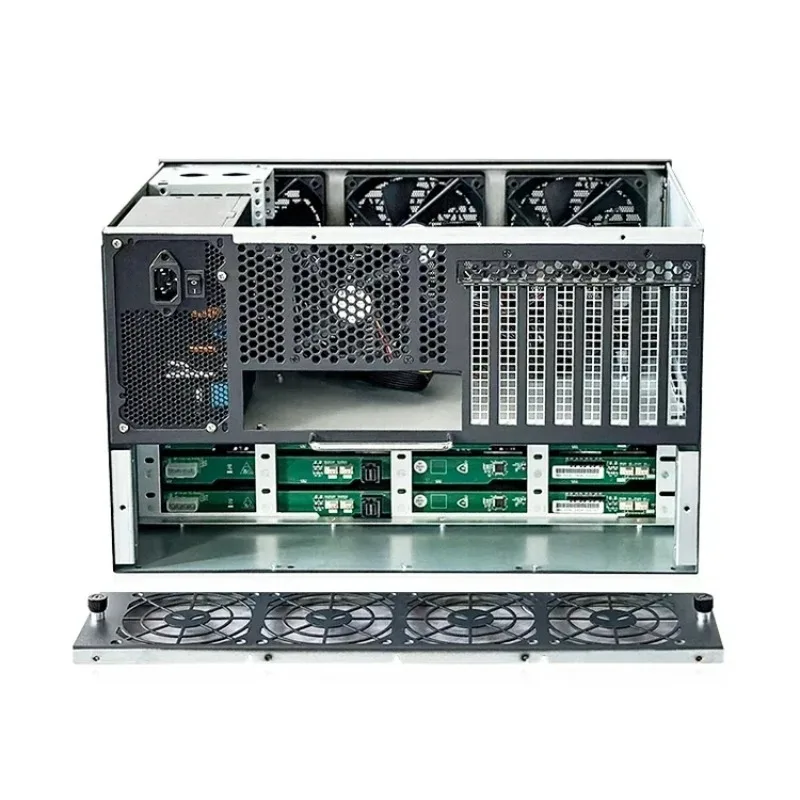 Chassi de servidor de computador com montagem em rack, 12 baias, para armazenamento, caixa de servidor, pc doméstico, nuvem privada, backup de dados