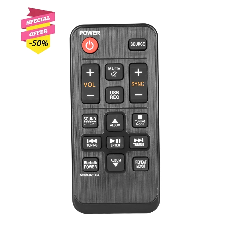 AH59-02615E AH5902615E Remote Control For Samsung Soundbar TW-J5500 TW-H5500 TW-J5500/ZX TW-J5500/ZA TW-J5500/ZC TW-H5500/ZN