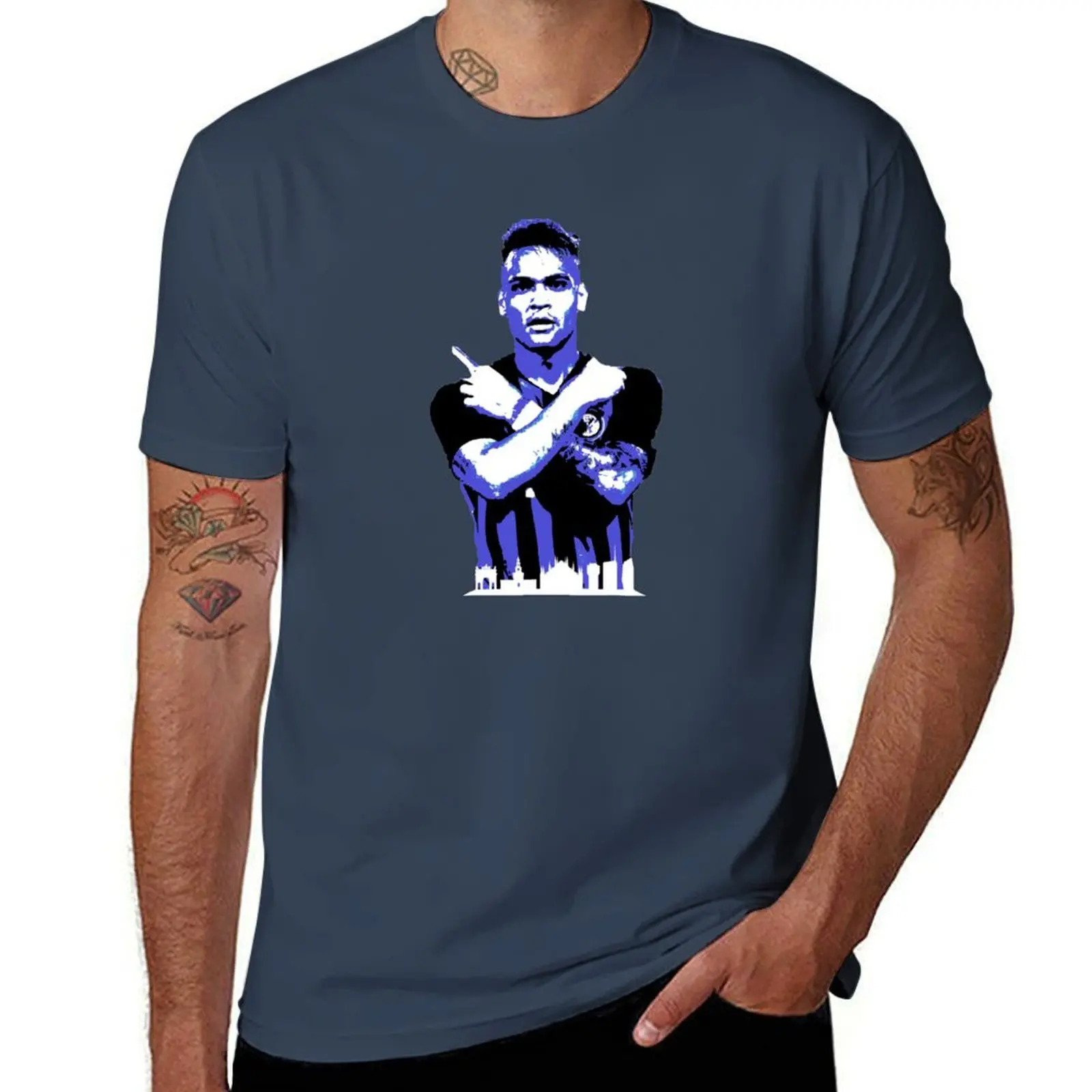 

Lautaro Martinez Design by Luca T-Shirt t shirt man casual man t shirt designer funny t shirts man T-Shirt