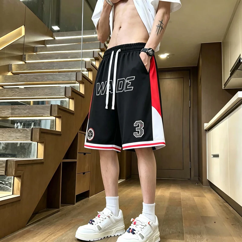 

2026 New for Men's Summer Refreshing Sports Shorts Soft and Breathable Comfortable Loose Straight Casual Sports Basketball Pants