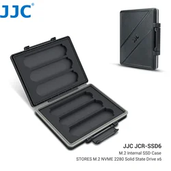 6 Slots M.2 2280/2260/2240 M.2 SSD Holder Storage, M.2 Drive Storage NVMe M.2 2280 SSD Card Case Water-Resistant and Shockproof