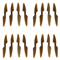 B50B-16Pcs For Hubsan H501S X4 RC Quadcopter Propellers Blades 2CW/2CCW, Yellow
