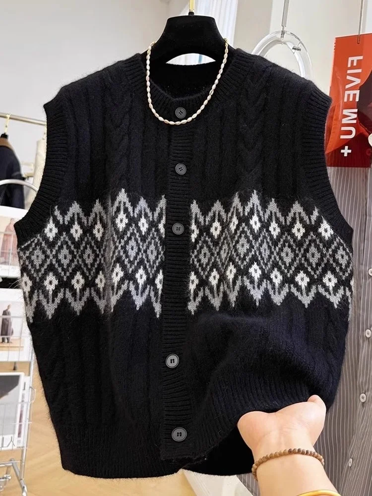 เสื้อคาร์ดิแกนถักแบบเปิดกระดุมเดี่ยวทรงสลิมฟิต สไตล์เกาหลี สีสันทันสมัยสำหรับผู้หญิง