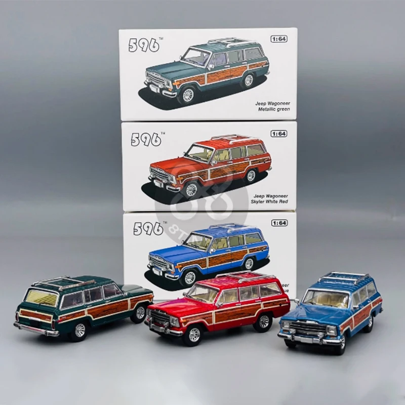 

Diecast 1:64 Scale 596 Wagoneer SUV Alloy Car Model Finished Simulation Adult Collection Static Display Holiday Gift