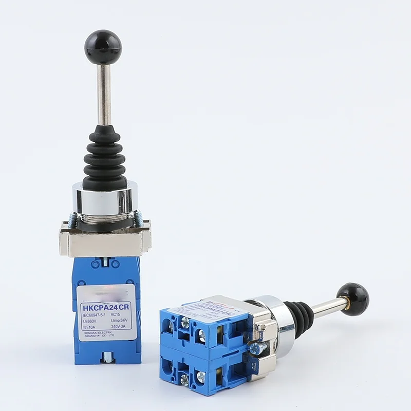 عصا التحكم التبديل Monolever الروك الصليب مفتاح رئيسي 2-way 4-way الذاتي إعادة تعيين الذاتي قفل 2NO 4NO ثقب حجم 22 مللي متر 30 مللي متر HKL HKC #3