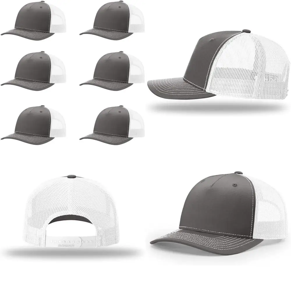 قبعة سائق الشاحنة ذات خمسة ألواح كلاسيكية قابلة للتعديل، تتوفر عبوات كبيرة، مقاس واحد يناسب الجميع #1