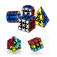 Qiyi Gear Cube Series 3x3x3 Gear Cube 3x3 Keychain Pyramid Cylinder Sphere Speed Cubes Educational Toy for Children Gift
