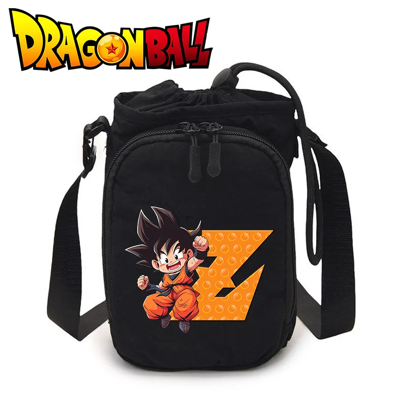 

Крутая сумка-кроссбоди с мультяшными персонажами Dragon Ball: Гоку и Вегета, портативная сумка для хранения, новинка 2026 года, для активного отдыха и спорта, модная.