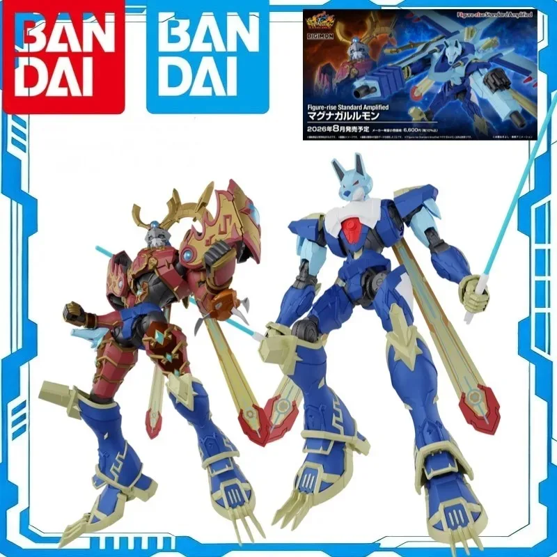 Genuine Bandai FRS Figure‑rise Standard Amplified MagnaGarurumon Digimon KAISERGREYMON Assembly Model Kit in Stock