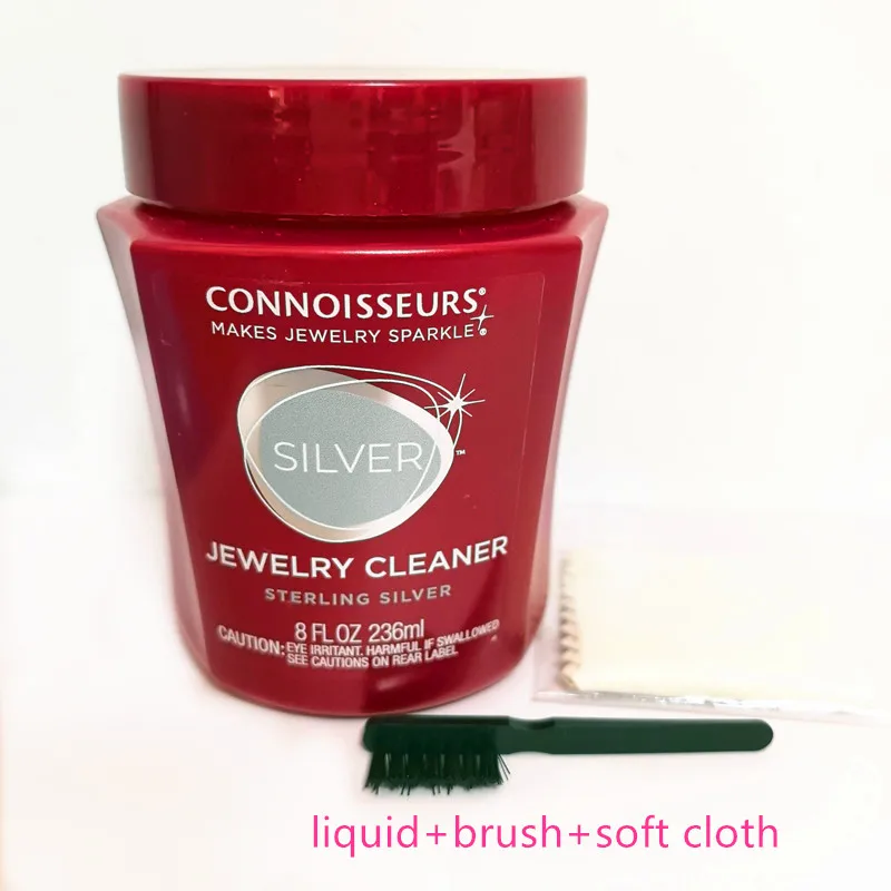 

Connoisseurs Jewelry Liquid Cleaner for Sparkle Cleaning Polishing Silver Gold Diamond Pearl Zircon Jewelry
