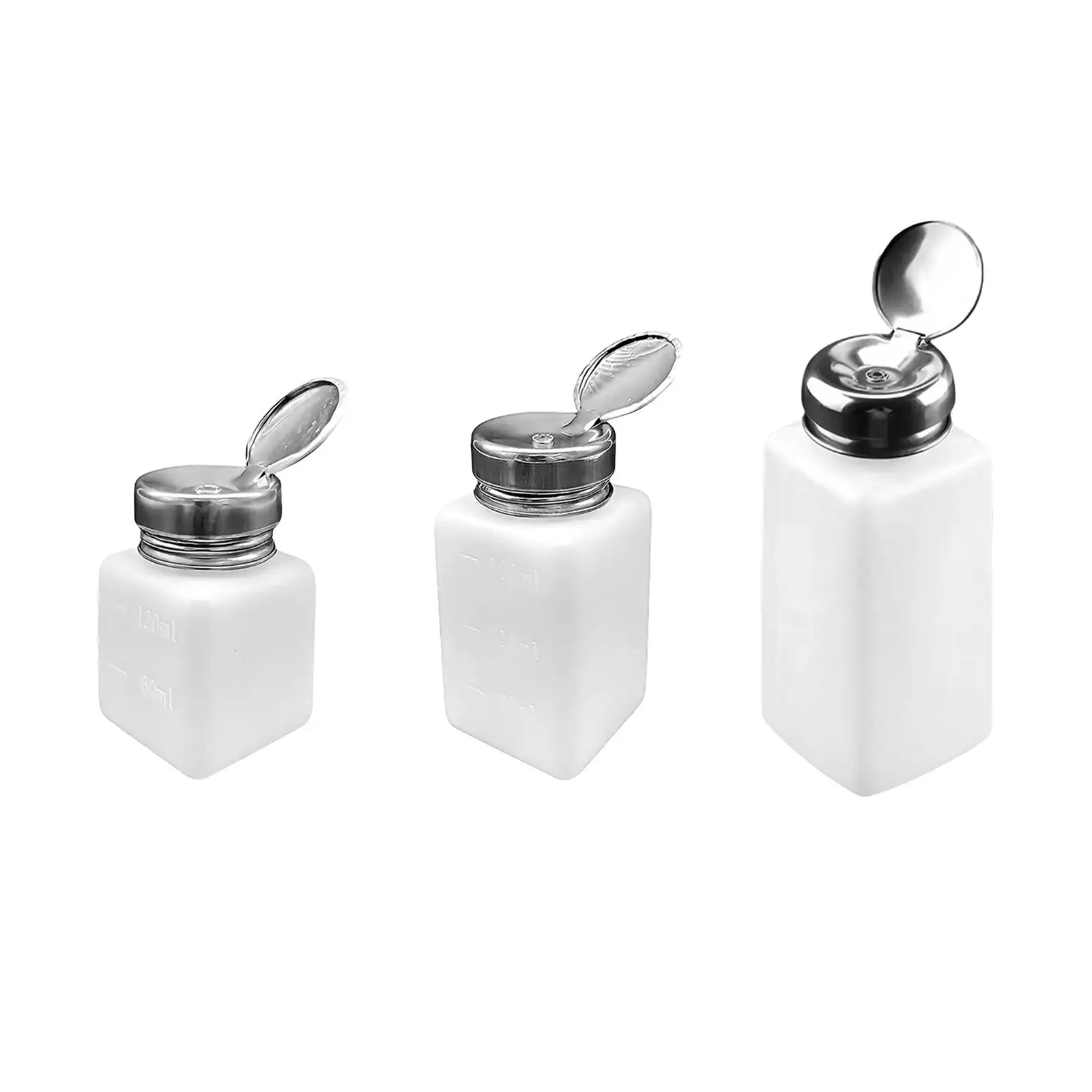 موزع الكحول الممتاز القابل لإعادة الملء، حاوية مستحضرات التجميل الممتازة لإزالة طلاء الأظافر في الصالونات الشخصية