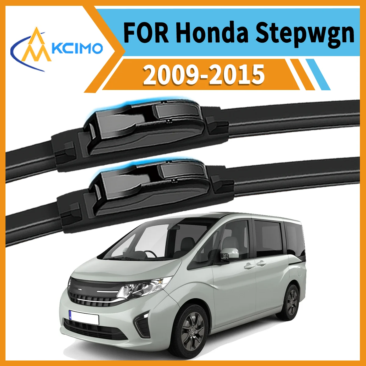 

Max Visibility Max Safety 2PCS Wiper Blades for Honda Stepwgn RK 2009–2015 All-Season Performance Easy Install Durable Rubber